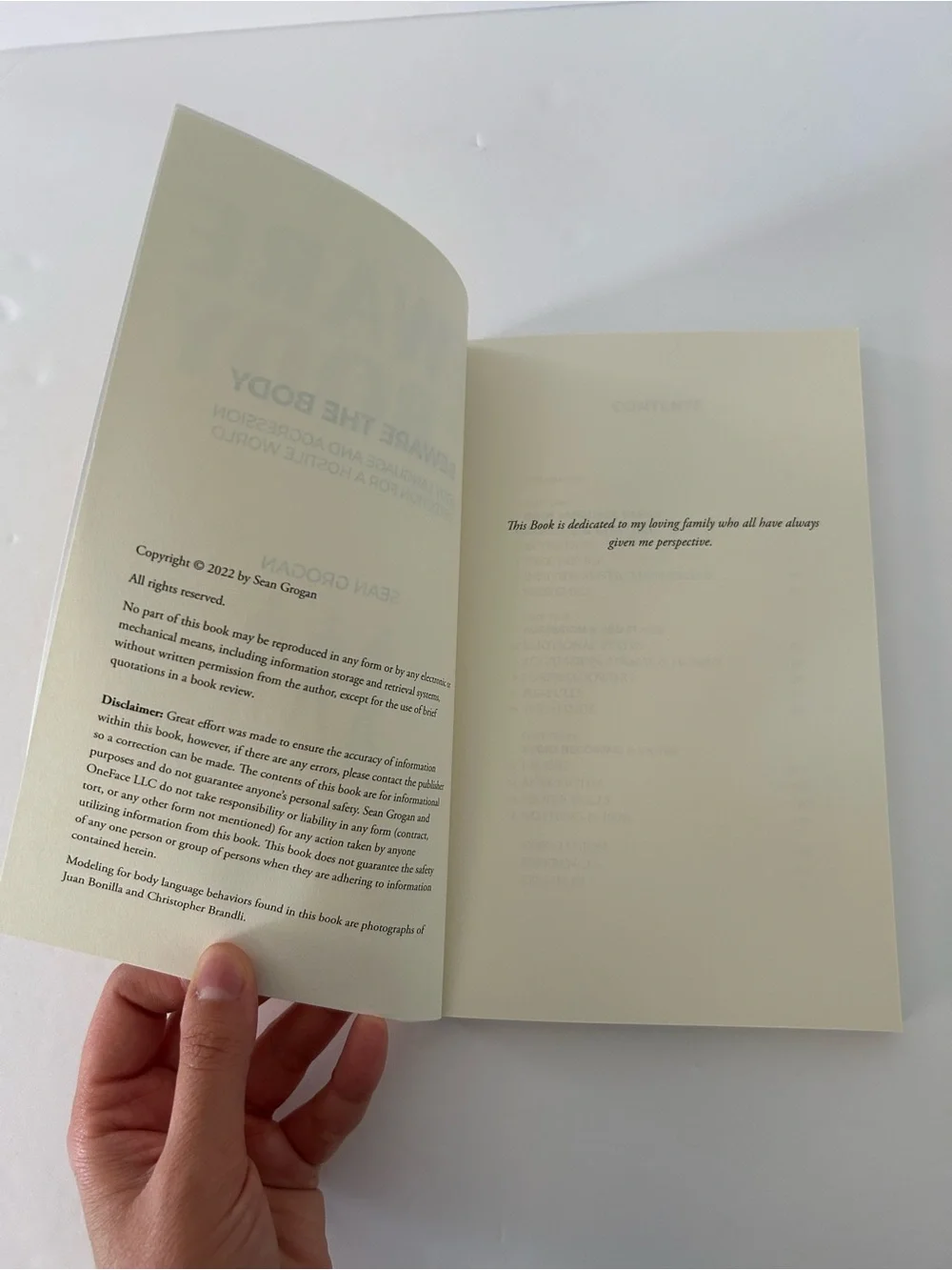 Beware the Body: Body Language & Aggression Detection Book by Sean Grogan